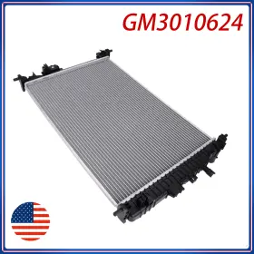 13886 Motopart-leisa Radiator With Trans Oil Cooler For Chevrolet Malibu 2019-2023 1.5l Turbocharged