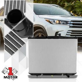 Motor-1 Mt1-05431armeo Aluminum Core Engine Cooling Radiator Oe Style For 14-18 Toyota Highlander 13450