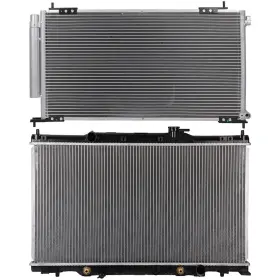 12807910 Newmotor Radiator And Ac Condenser Cooling Kit For 2003-2006 Honda Element 2002-2006 Cr-v