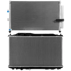 12813020 Newmotor Radiator And Condenser Cooling Kit For 2011 Honda Civic 2.0l 2006-2011 1.8l