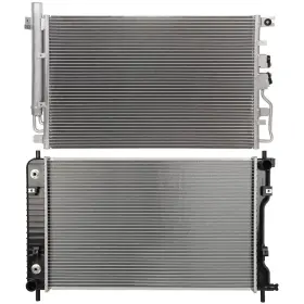 12813030 Newmotor Radiator And Condenser Cooling Kit For 2007-2009 Suzuki Xl-7 2010-2016 Gmc Terrain