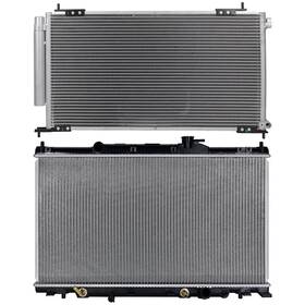 Newmotor 12828734 Radiator And Ac Condenser Cooling Kit For Honda Element 2007 2008 2009 2010 2011