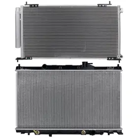 12828734 Newmotor Radiator And Ac Condenser Cooling Kit For Honda Element 2007 2008 2009 2010 2011
