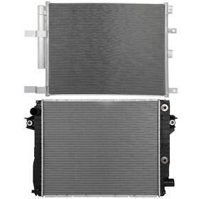Newmotor 12828746 Radiator And Ac Condenser Cooling Kit For Ram 2500 3500 2013 2014 2015-2018