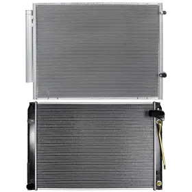 12993724 Newmotor Radiator And Ac Condenser Cooling Kit For Toyota Sienna 2004 2005 2006