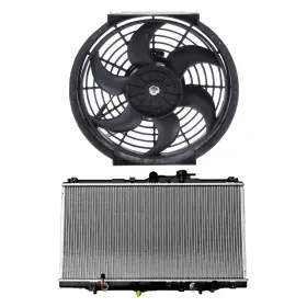 12995877 Newmotor Cooling Fan And Radiator Kit For 2.2l Honda 1994-1997 Accord 97-99 Prelude
