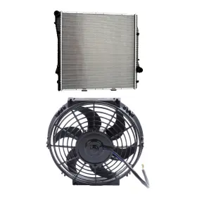 12995884 Newmotor Cooling Fan And Radiator Kit For 3.0l Bmw X5 2001 2002 2003 2004 2005 2006