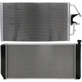 13010554 Newmotor Radiator And Ac Condenser Cooling Kit For 1996-99 Gmc Chevrolet C1500 C2500 K1500