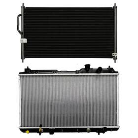 Newmotor 13014077 Radiator And Ac Condenser Cooling Kit For 1997-2001 Honda Cr-v 2.0l