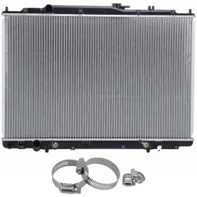 13014114 Newmotor Radiator For 2003-2004 Honda Pilot With Universal Oil Hose Clamps Kit