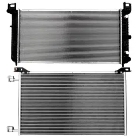 13022197 Newmotor Radiator And Ac Condenser Cooling Kit For 2005-2012 Chevrolet Suburban 1500