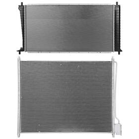 Newmotor 13022213 Radiator And Ac Condenser Cooling Kit For 2003 Ford F-250 F-350 Super Duty