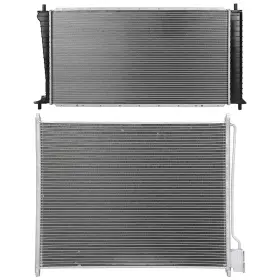 13022213 Newmotor Radiator And Ac Condenser Cooling Kit For 2003 Ford F-250 F-350 Super Duty