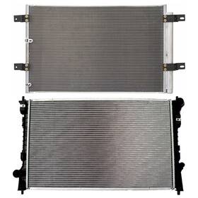 Newmotor 13026446 Radiator And Ac Condenser Cooling Kit For 2007-2010 Ford Edge Lincoln Mkx 3.5l