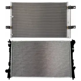13026446 Newmotor Radiator And Ac Condenser Cooling Kit For 2007-2010 Ford Edge Lincoln Mkx 3.5l