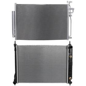 Newmotor 13027987 Radiator And Ac Condenser Cooling Kit For 2012-2015 Chevrolet Captiva Sport