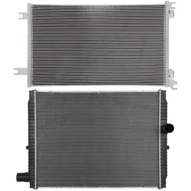 13035467 Newmotor Radiator And Ac Condenser Cooling Kit For 2010 International Harvester Prostar