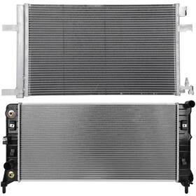 Newmotor 13047513 Radiator And Ac Condenser Cooling Kit For Chevrolet Impala 2014 2015 2016