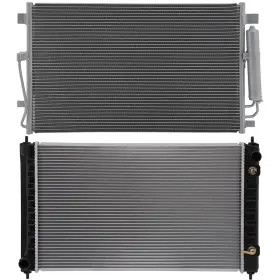 13519029 Newmotor Radiator And Ac Condenser Cooling Kit For Nissan 2007-2018 Altima 2009-2018 Maxima