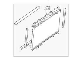 Nissan 21410-9ca1a Genuine Radiator Assembly