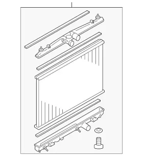 B1d10-1fd0jnw Nissan Genuine Value Advantage Radiator Assembly