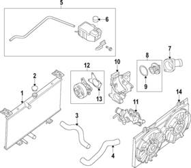Nissan B1d60-3sh0jnw Genuine Value Advantage Radiator Assembly