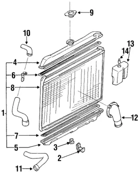 B1d60-56g0jnw Nissan Genuine Value Advantage Radiator Assembly