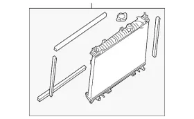 B1d60-9ba0jnw Nissan Genuine Value Advantage Radiator Assembly