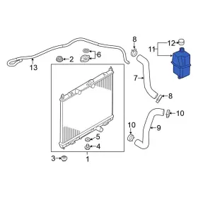 217103lm0a Nissan Oe For Nv200 2013-2021 Engine Coolant Reservoir