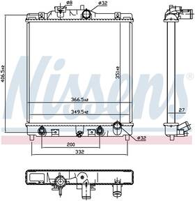 Nissens 63340 Radiator