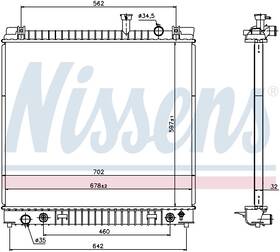 Nissens 69484 Radiator