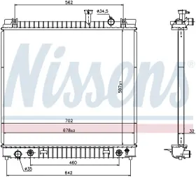 69484 Nissens Radiator