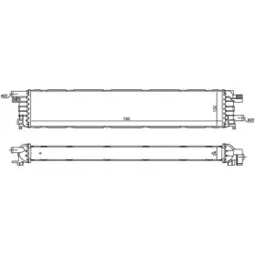 60354 Nissens North America Supercharger Heat Exchanger