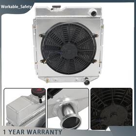 Nurniacl Ws1925210st 3 Row Aluminum Radiator With Fan Shroud For Mercury Comet 1960 1961 1962-1965