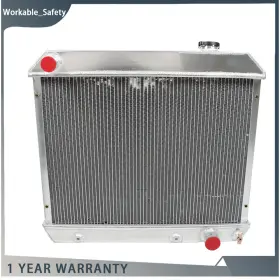 Ws2077040st Nurniacl 3 Row Radiator Shroud Fan 1963-1966 65 For Chevy C10 C20 C30 K10 K20 K30 Pickup