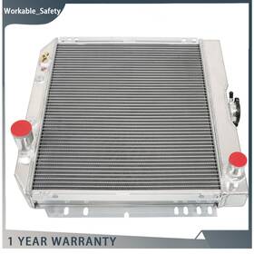 Nurniacl Ws2077390st 1963-1970 For Fairlane Falcon Galaxie V8 Full Aluminum Core Racing 3row Radiator