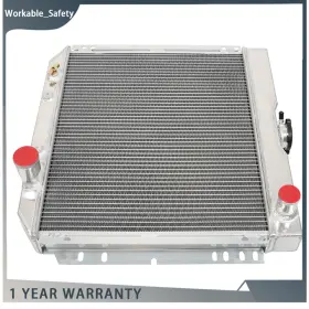 Ws2077390st Nurniacl 1963-1970 For Fairlane Falcon Galaxie V8 Full Aluminum Core Racing 3row Radiator