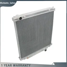 Ws2096850st Nurniacl Aluminum 3row Radiator For Ford Powerstroke F250 F350 F450 At 6.0l 2004 05-2007