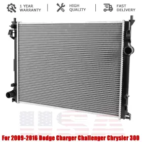 E124979cp Oem Aluminum Radiator For 2009-2016 Dodge Charger Challenger Chrysler 300 Cu13157