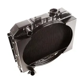 Omix 804314009489 Radiator With Fan Shroud 2 Row- 41-52 Willys Models