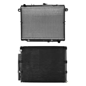 Bndl-456024 Osc Heat Transfer Products For Toyota Land Cruiser 99-01 Radiator And Condenser Kit