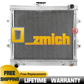 Rad945 Ozmich 945 Dpi945 Cu945 Cc945 Full Aluminum Radiator For 1984-95 Toyota 4 Runner Pickup Sr5 22r Dlx 2.4 L L4