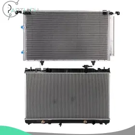 Pa838038h01 Parthigh For 2004-2006 Toyota Camry Solara Car Radiator And A/c Condenser Cooling Kit