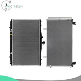 Parthigh Pa848147h01 For 2017-2020 Toyota Sienna Car Aluminum Radiator And A/c Condenser Cooling Kit