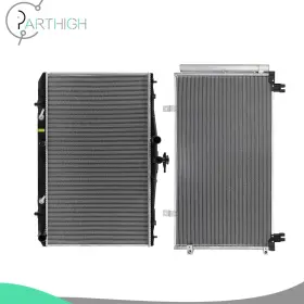 Pa848147h01 Parthigh For 2017-2020 Toyota Sienna Car Aluminum Radiator And A/c Condenser Cooling Kit