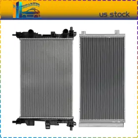 Pmt848098s01 Partsmarkets Fit For 2015-2020 Ram Promaster City Aluminum Radiator And Ac Cooling Condenser