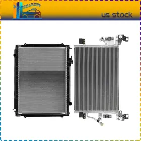 Pmt848157s01 Partsmarkets Fit For 1995 1996-2004 Toyota Tacoma Aluminum Radiator And Ac Cooling Condenser