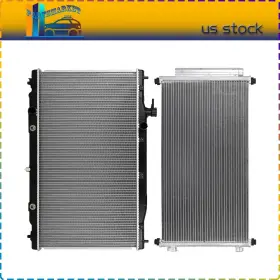 Pmt848201s01 Partsmarkets Fit For 2007 2008-2009 Honda Cr-v 2.4l Aluminum Radiator And Cooling Condenser