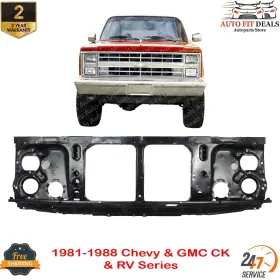 14473623 Perfect Fit Front Radiator Support Assembly Steel For 1981-1988 Chevy And Gmc Ck Rv Series