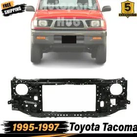 To1225157 Perfect Fit New Radiator Support Assembly Black Steel For 1995-1997 Toyota Tacoma